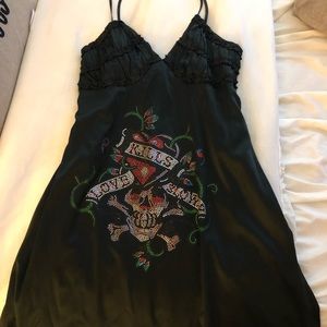 Ed Hardy little black dress